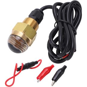 Topyond Drain Plug Light,12V 12W Brass Underwater Light,Underwater Light Lamp Drain Plug1/2 NPT Yacht Accessory,for Boats and Ships