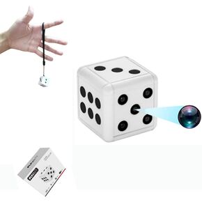 Fun&H Dice Mini Spy Camera, 1080P Portable Wireless Nanny Cam with Night Vision and Motion Detection, Covert Security Camera for Home and Office