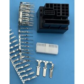 Car Power Quad Lock Connector 52 pin with 8x0 035 444 /3B7 035 447 Full line - (Color Name: 1 pcs Male)