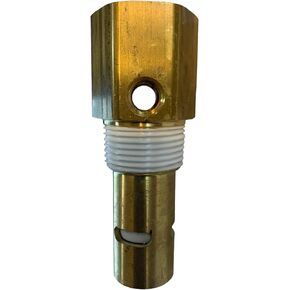 American Made Brass Air Compressor Check Valve 3/4 NPT Male X 3/4 NPT Female with Double Tapped 1/8 NPT Ports