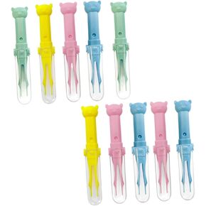 Baby Nose Cleaner Picker 10pcs Pack Professional Precision Tweezers for Baby's Nasal Cavity Relieve Itching and Irritati