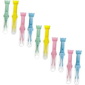 BESTonZON Baby Remover Tweezers Precision 10pcs Picker for Toddlers Smooth Round Edges Design