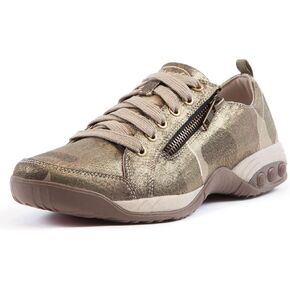 Therafit Sienna Women's Side Zip Sport Casual Shoe - for Plantar Fasciitis/Foot Pain