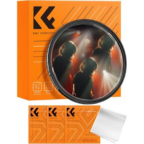K&F Concept 67mm Rotatable Triangular Prism Camera Lens Filter, Change The Number of Subjects Foreground Blur Special Effects Filter Prism for Camera Lens (B Series)