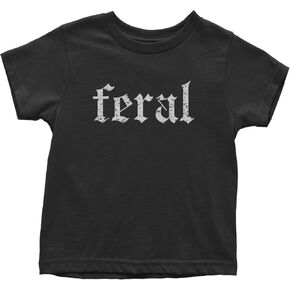Feral Club Rat Festival Rave EDM Toddler T-Shirt, Soft Cotton