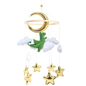 Baby Crib Mobile for Nursery, Dragon Mobile Crib, Baby Mobile for Bassinet, Nursery Decor Green Forest Baby Shower Gift for Boys and Girls (Dragon)