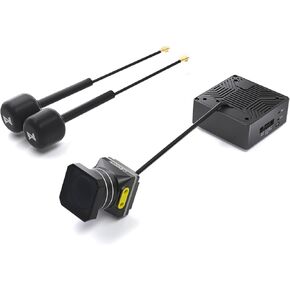 CADDXFPV Walksnail Moonlight Kit – Air Unit Pro for FPV Drone with Starlight Sensor, Digital Transmission System,Dual Antennas, 22ms Low Latency, 4km Max Range,160° FOV,4K/60fps Video Recording