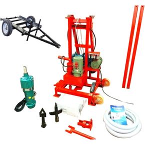 DIY‑Friendly Water Well Drilling Rig on Trailer – User‑Friendly, Indoor/Outdoor, 120 m Max Depth