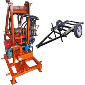Portable Geothermal & Home Well Drilling Rig on Trailer – 80–120 m Depth, Indoor/Outdoor