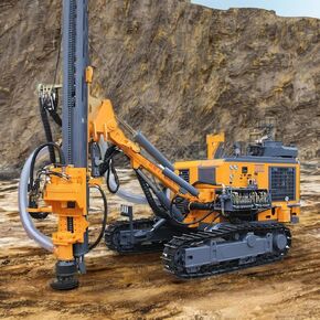 Crawler DTH Drilling Rig with Integrated Air System, Suitable for Tunneling, Mining and Slope Reinforcement