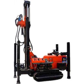200m Deep Crawler Water Well Drilling Rig Drilling and Pumping Machine Suitable for Mine Exploration/Tunnel Construction