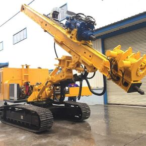 Crawler DTH Drill Rig, Integrated System for Exploration Drilling, Complete with Accessories and Spare Parts