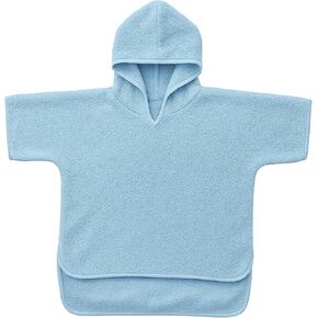 Hooded Poncho Towel for Toddler Boy & Girl - 100% Soft Organic Cotton, Absorbent, Breathable, Lightweight. Ideal for Bath, Pool, Beach Size 2-3T (Soft Lilac, 2-3T)