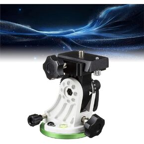 Telescope Base, Equatorial Wedge Instrument Latitude Base with 90° Adjustable, Telescope Latitude Adjustment Seat Gimbal, Astronomy Telescope Accessory for Astronomical Observation
