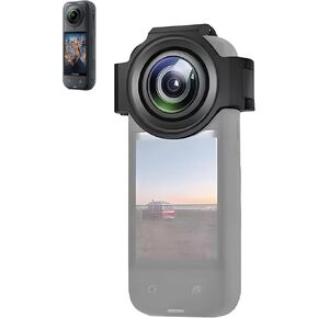 Specially Designed Lens Cap for Insta 360 X4 Waterproof Action Camera,Lens Cover+Tempered Glass 2-in-1 Design Shockproof Protection.