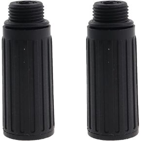2PCS Black Air Compressor Oil Cap Plug with Gasket Seal Thread M15 1.50mm Engineering Plastic Oil Filler Cap Oil Change Part Suitable for Ventilator Cap and Breathing Valve