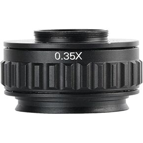 0.35X/0.5X C-Mount Adapter Lens Microscope Adapter Trinocular Stereo Microscope For Digital Camera 38mm 25mm Aluminum C-mount Adapter