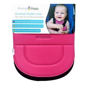 Primo Passi - Universal Stroller Liner | Stroller Liner, Stroller Seat Cover, Adds Comfort, Stroller Seat Protection, Universal Fit (Pink)