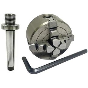 4 Jaw 50Mm Independent Chuck With Mt 1 Shank Thread 14X1-Amz482