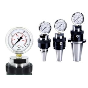 1pc BT30 BT40 BT50 Spindle Tension Gauge Testing Tool Spindle Tension Meter Hydraulic Testing Instrument Dynamometer Tester 20CrMnTi(BT50)
