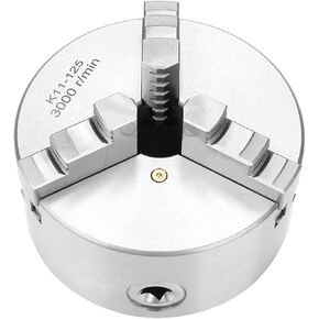 125mm diameter K11-125 3-Jaw Self Centering Lathe Chuck for woodworking lathe, small volume, high centering precision, large clamping range, widely used