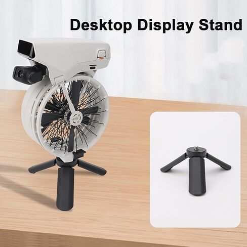 Drone Mini Tripod Desktop Display Stand Holder for DJI FLIP Collection Support Base Tripod Bracket Mount Adapter Drone Desk Accessories Handle Grip Stabilizer 1/4"-20 Screw(Mount Adapter+Mini Tripod) in Kuwait