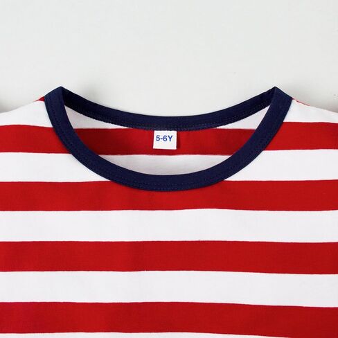 Magic Park 1-10Y Toddler Independence Day Dress Kids+ 4th of July Outfits Girls Patriotic Clothes Red White Blue Dresses in Saudi Arabia