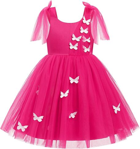 Imekis Flower Girls Dress Butterfly Tulle in Kuwait
