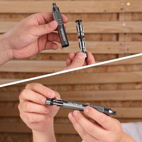 WORKPRO 24-in-1 Precision Screwdriver, Pen Style Multi-Bit Screwdriver, Glasses Screwdriver with S2 Steel Small Screwdriver Bits, Ideal for Eyeglass, Watch, Laptop, Phone, Jewelry and Electronic, Blue in Kuwait