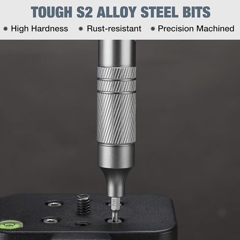 WORKPRO 24-in-1 Precision Screwdriver, Pen Style Multi-Bit Screwdriver, Glasses Screwdriver with S2 Steel Small Screwdriver Bits, Ideal for Eyeglass, Watch, Laptop, Phone, Jewelry and Electronic, Blue in Kuwait