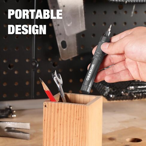 WORKPRO 24-in-1 Precision Screwdriver, Pen Style Multi-Bit Screwdriver, Glasses Screwdriver with S2 Steel Small Screwdriver Bits, Ideal for Eyeglass, Watch, Laptop, Phone, Jewelry and Electronic, Blue in Kuwait