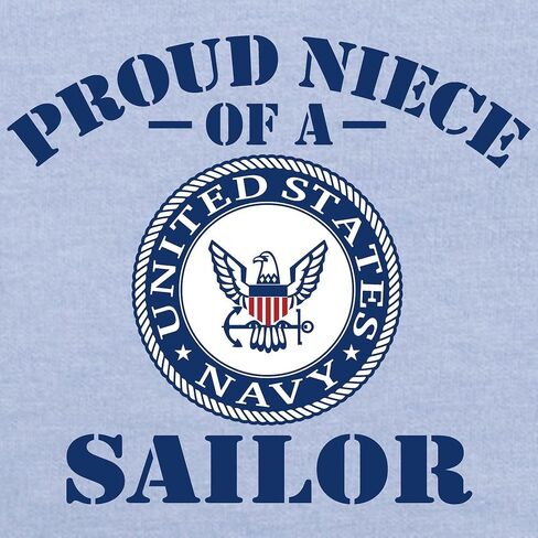 CafePress Proud Niece of A US Navy Sailor Toddler T Shirt Cute Toddler Graphic Tee, 100% Cotton in Saudi Arabia