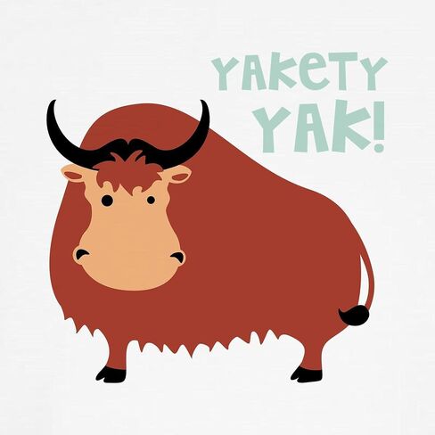 CafePress Yakety Yak! T Shirt Cute Toddler Graphic Tee, 100% Cotton in Saudi Arabia