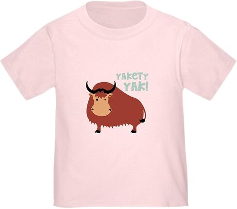 CafePress Yakety Yak! T Shirt Cute Toddler Graphic Tee, 100% Cotton in Saudi Arabia