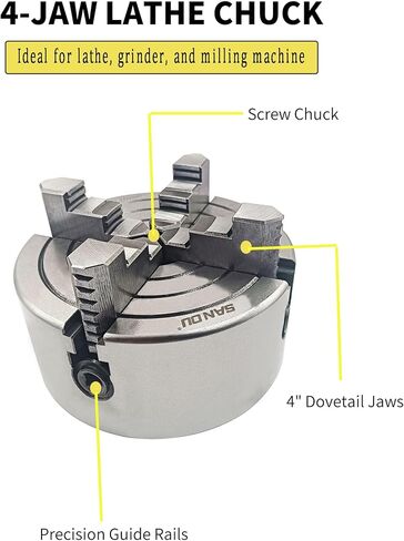 K72-100 مخرطة مستقلة تشاك 4 بوصة تشاك 4 الفك 3500 ص/دقيقة (K72-100) in Kuwait