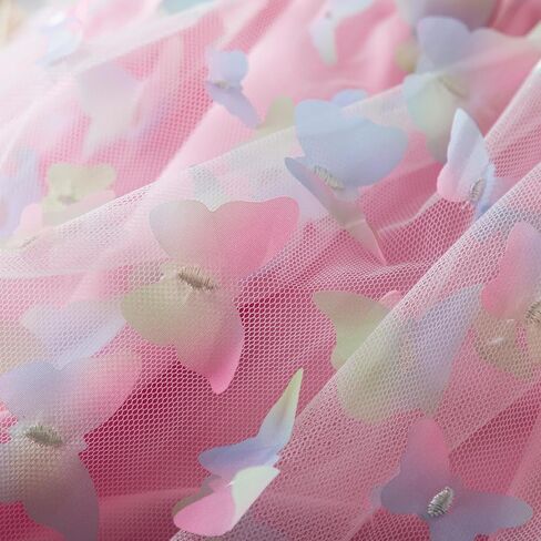 Nileafes Toddler Girl Fairy Butterfly Tulle Dress Sequins Birthday Princess Casual Holiday Dresses in Kuwait