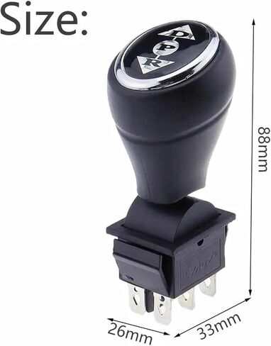 Forward Stop Backward Gear Switch of Children's Electric Vehicle Baby Carriage DPR switchBaby Carriage Push Handle KCD4(Beige,Self Reset) in Saudi Arabia