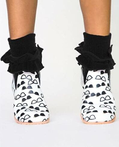 Jefferies Socks Girls Misty Ruffle Lace Dress Turn Cuff Socks 2 Pair Pack in Saudi Arabia