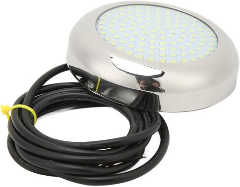 4in 108LED 12V IP68 135° Luminous Angle Underwater Light Ideal for Marine Boat Lamp in White Offering High Brightness Low Power Consumption and Safe Usage (White) in Saudi Arabia