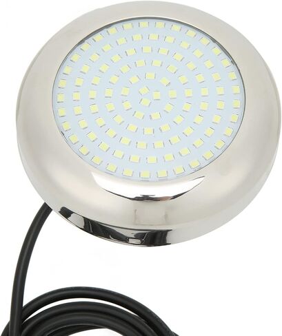 4in 108LED 12V IP68 135° Luminous Angle Underwater Light Ideal for Marine Boat Lamp in White Offering High Brightness Low Power Consumption and Safe Usage (White) in Saudi Arabia