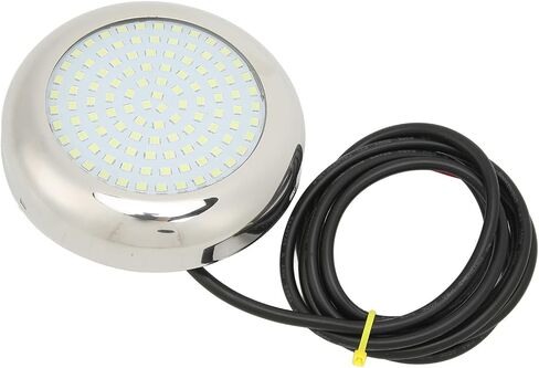 4in 108LED 12V IP68 135° Luminous Angle Underwater Light Ideal for Marine Boat Lamp in White Offering High Brightness Low Power Consumption and Safe Usage (White) in Saudi Arabia