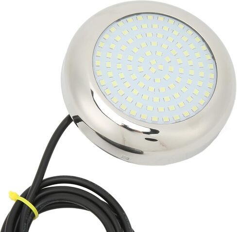 4in 108LED 12V IP68 135° Luminous Angle Underwater Light Ideal for Marine Boat Lamp in White Offering High Brightness Low Power Consumption and Safe Usage (White) in Saudi Arabia