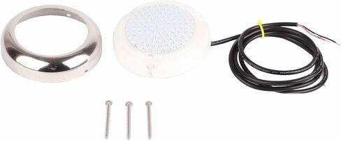 4in 108LED 12V IP68 135° Luminous Angle Underwater Light Ideal for Marine Boat Lamp in White Offering High Brightness Low Power Consumption and Safe Usage (White) in Saudi Arabia