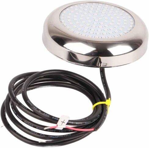 4in 108LED 12V IP68 135° Luminous Angle Underwater Light Ideal for Marine Boat Lamp in White Offering High Brightness Low Power Consumption and Safe Usage (White) in Saudi Arabia