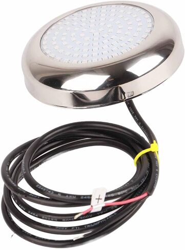 4in 108LED 12V IP68 135° Luminous Angle Underwater Light Ideal for Marine Boat Lamp in White Offering High Brightness Low Power Consumption and Safe Usage (White) in Saudi Arabia