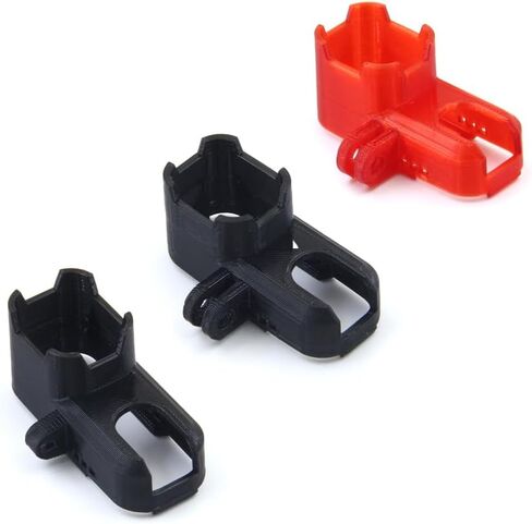 3D Printed TPU Mount Framework Support Bracket Holder Protection Compatible with RunCam Thumb Pro Version 4K Action Camera Compatible with FPV Drone(Black M2) in Kuwait