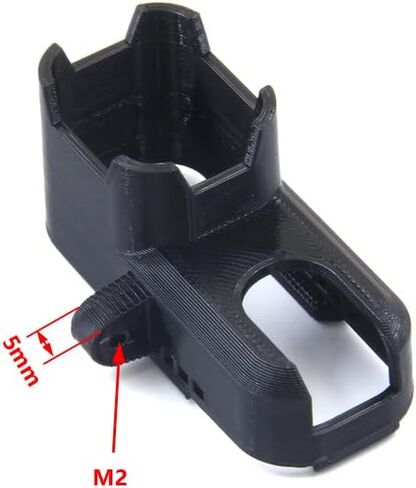 3D Printed TPU Mount Framework Support Bracket Holder Protection Compatible with RunCam Thumb Pro Version 4K Action Camera Compatible with FPV Drone(Black M2) in Kuwait