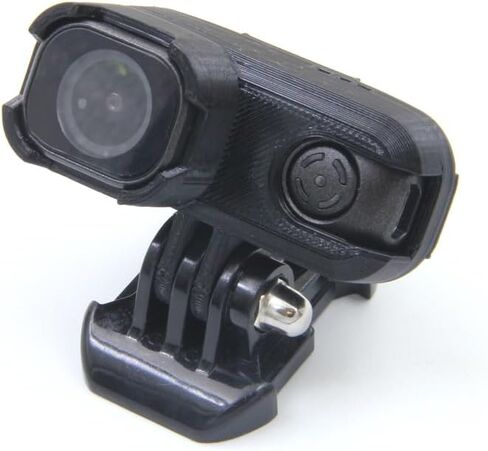 3D Printed TPU Mount Framework Support Bracket Holder Protection Compatible with RunCam Thumb Pro Version 4K Action Camera Compatible with FPV Drone(Black M2) in Kuwait