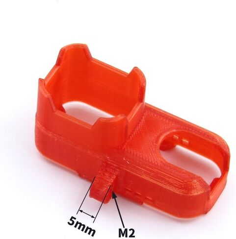 3D Printed TPU Mount Framework Support Bracket Holder Protection Compatible with RunCam Thumb Pro Version 4K Action Camera Compatible with FPV Drone(Black M2) in Kuwait
