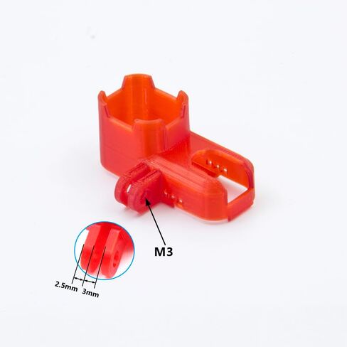 3D Printed TPU Mount Framework Support Bracket Holder Protection Compatible with RunCam Thumb Pro Version 4K Action Camera Compatible with FPV Drone(Black M2) in Kuwait